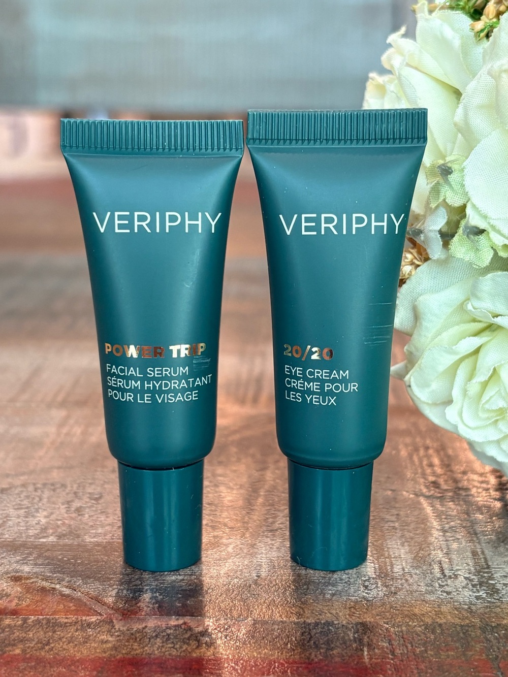NEW Veriphy POWER TRIP Facial Serum & 20/20 EYE CREAM Minis!